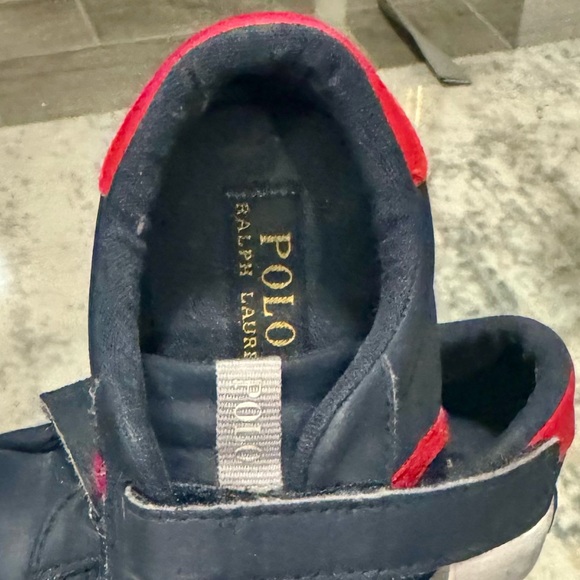 POLO by Ralph Lauren Leather Velcro Shoes - Picture 6 of 10